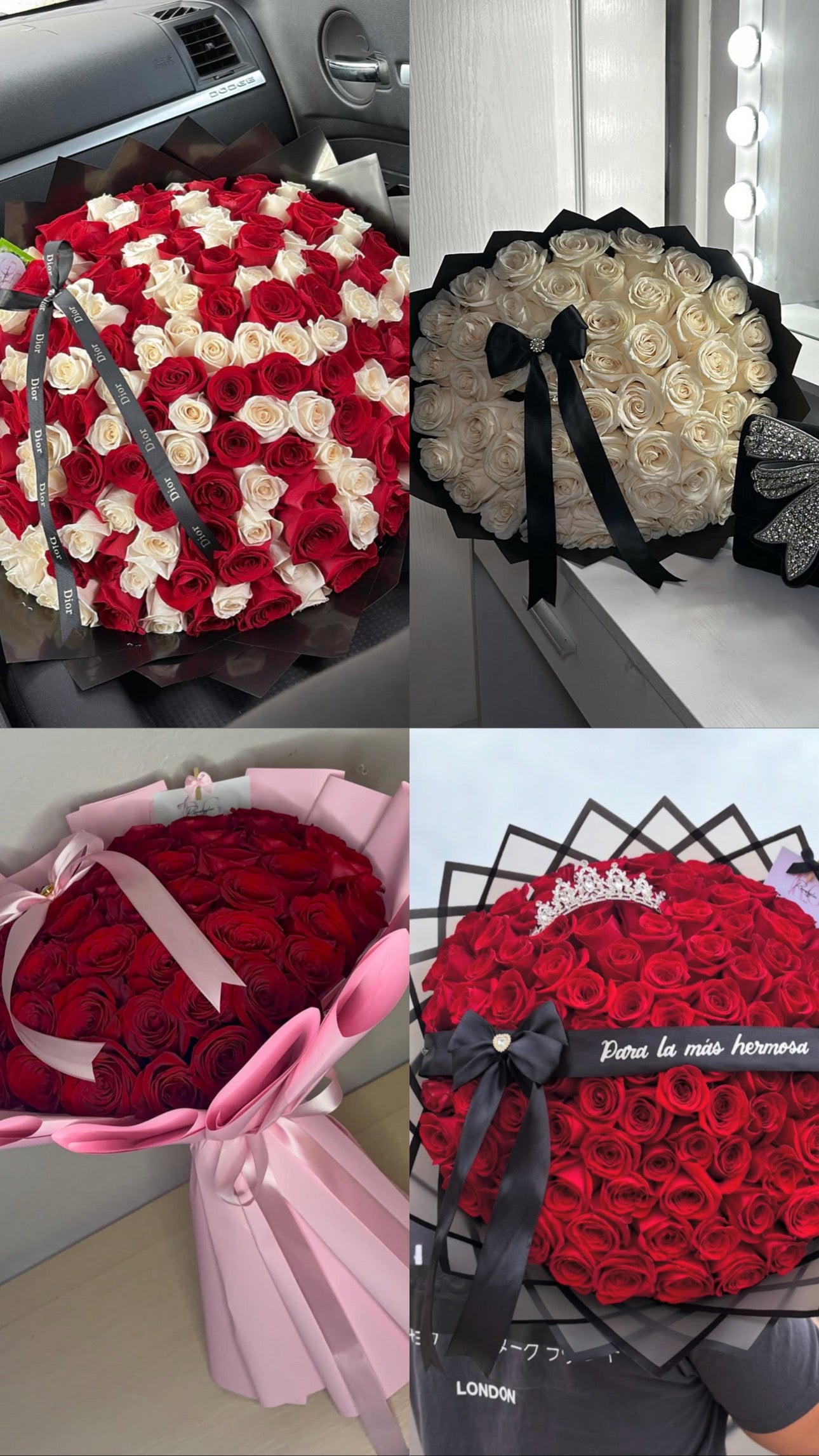 Rose Bouquets (25, 50, 75, 100)🌹