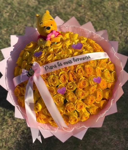 Winnie The Pooh Bouquet 💛💕🍯