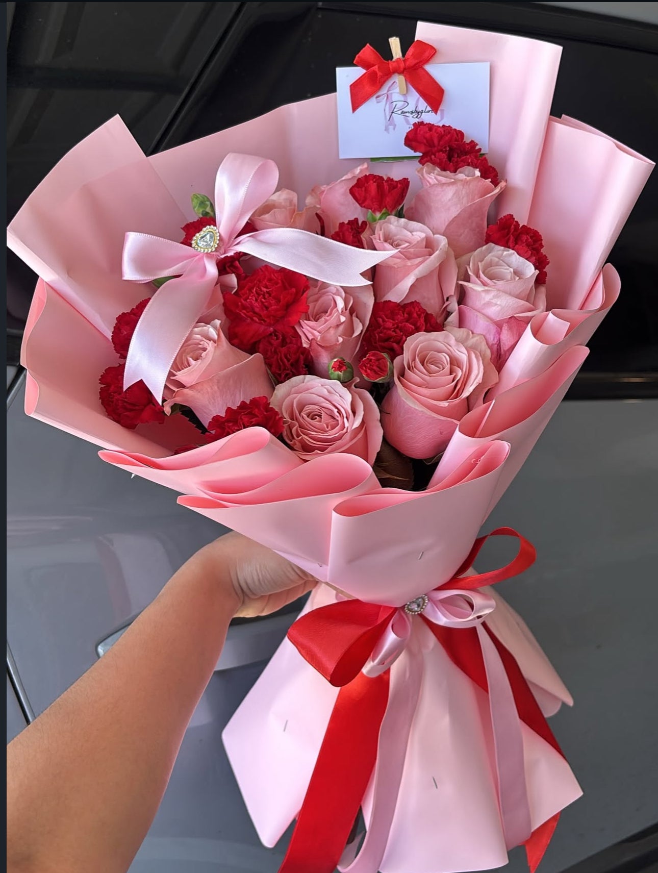 Pink Strawberry Bouquet 🍒